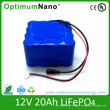 Bateria de íon de lítio recarregável 12V 20ah